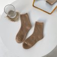 1 Pcs Femmes Hiver Chaud Épaissi Chaussettes Éponge - Marron