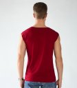 V-neck Wide Shoulder Vest plus Size Tank Top Vest - Red