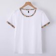 New Short Sleeve T-shirts Women O-Neck Cotton Slim Tops