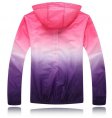 Hombres chaquetas universitarias verano colorido ultrafino rashguard