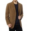 Middle-aged Men's Business Casual High-end Corduroy Jacket